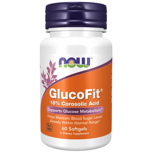 NOW - GlucoFit - 60 kapsułek